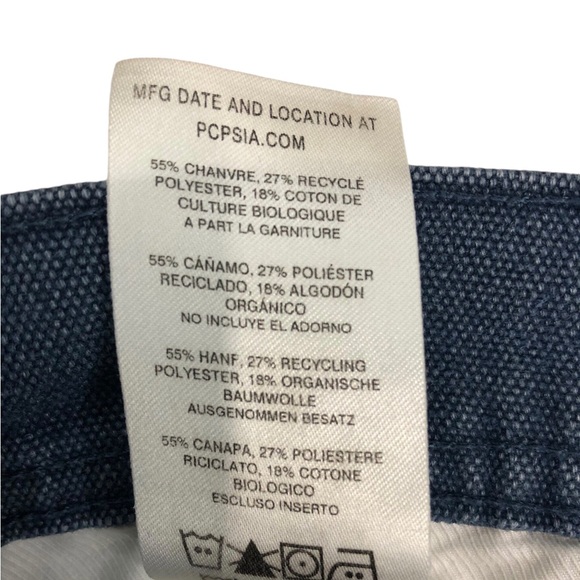 VTG 90s Y2K Patagonia Utility Workwear Pants L Blue Mens Straight 32 Waist jeans - Picture 12 of 13